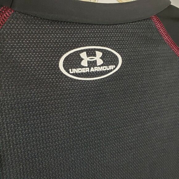 Under Armour Mens Shirt Small SIU Southern Illinois Lightning Athletic Heat Gear - Picture 9 of 12